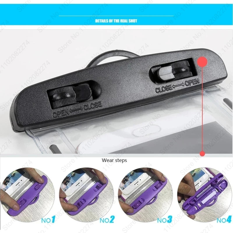 Waterproof Phone Case Swimming Water Proof Bag Universal Underwater Protector Cover For iPhone 13 12 11 14 15 Pro Max Mini XR XS