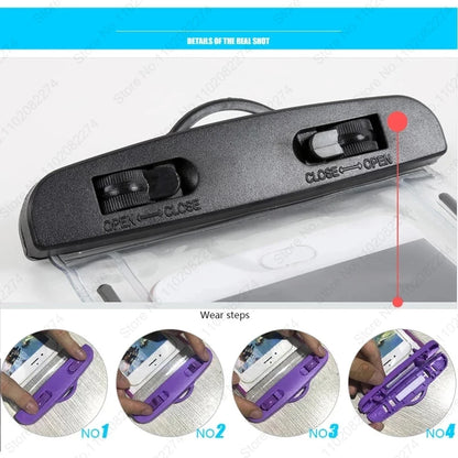 Waterproof Phone Case Swimming Water Proof Bag Universal Underwater Protector Cover For iPhone 13 12 11 14 15 Pro Max Mini XR XS