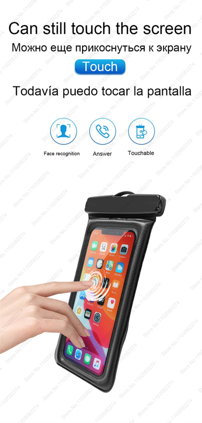 Waterproof Phone Case Swimming Water Proof Bag Universal Underwater Protector Cover For iPhone 13 12 11 14 15 Pro Max Mini XR XS